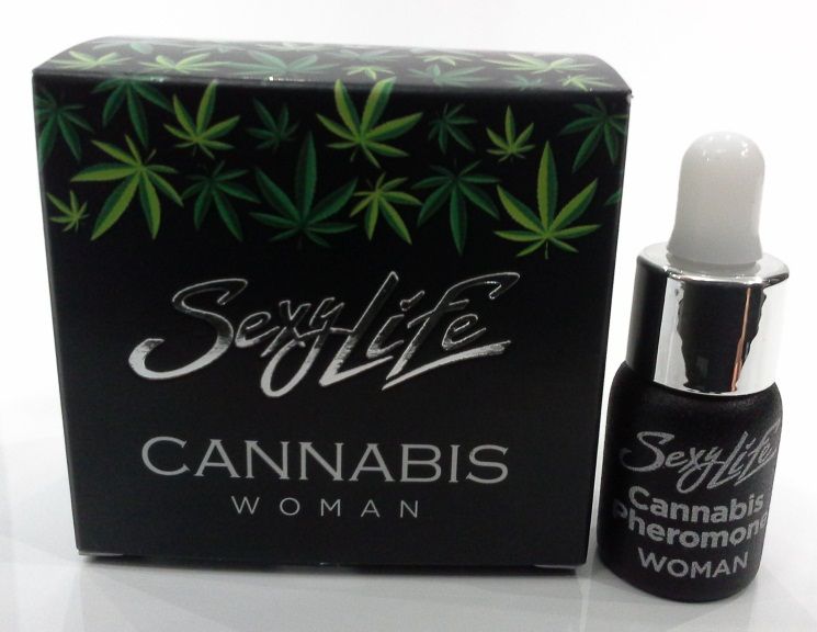 Женские концентрированные духи с феромонами и ароматом конопли "Sexy Life Cannabis Pheromone", 5 мл